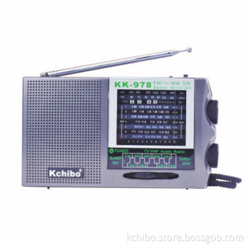 Multi-band FM Radio with High-sensitive and Stereo Earphones Jack